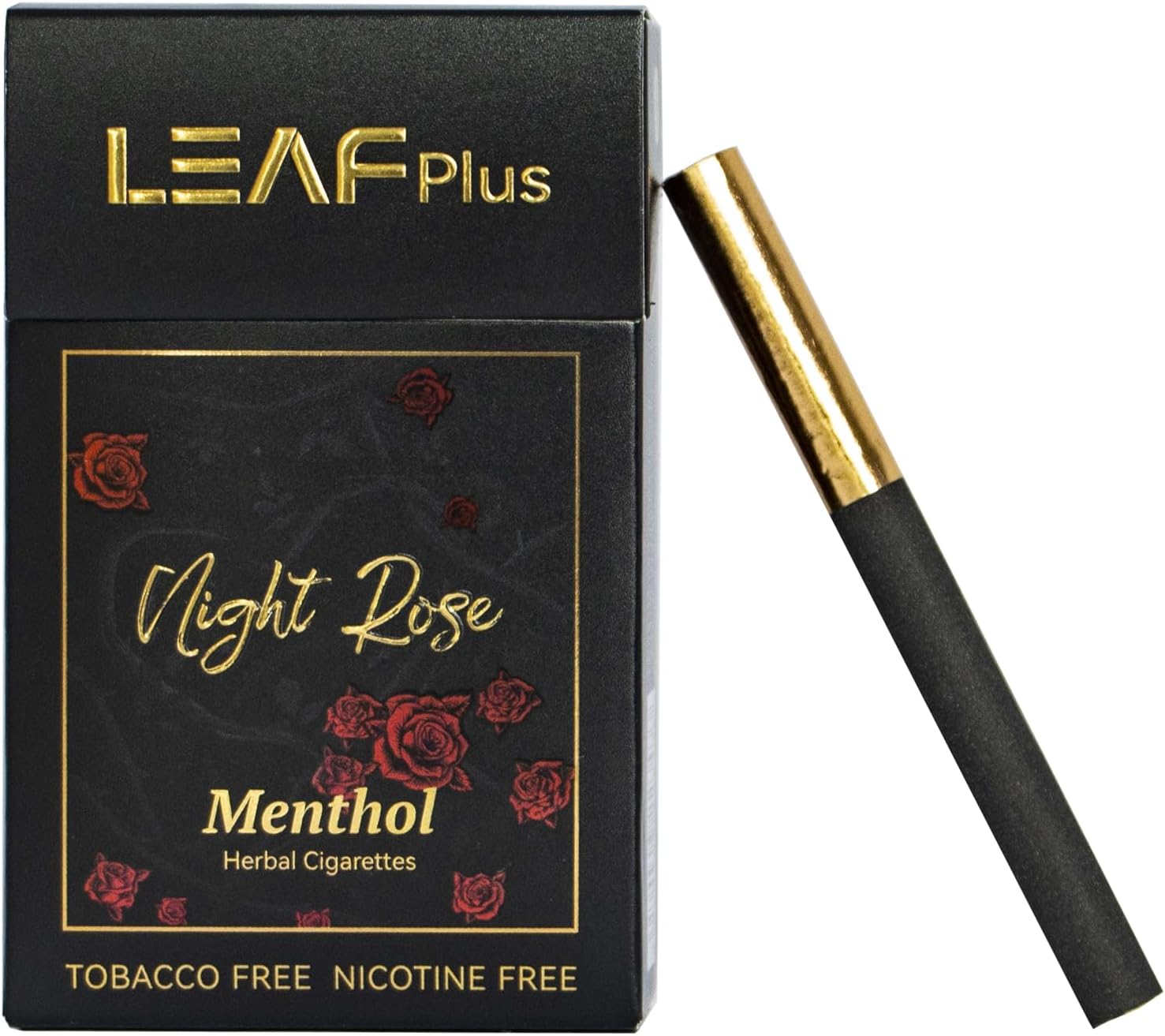 LeafPlus Night Rose smooth menthol herbal cigarettes